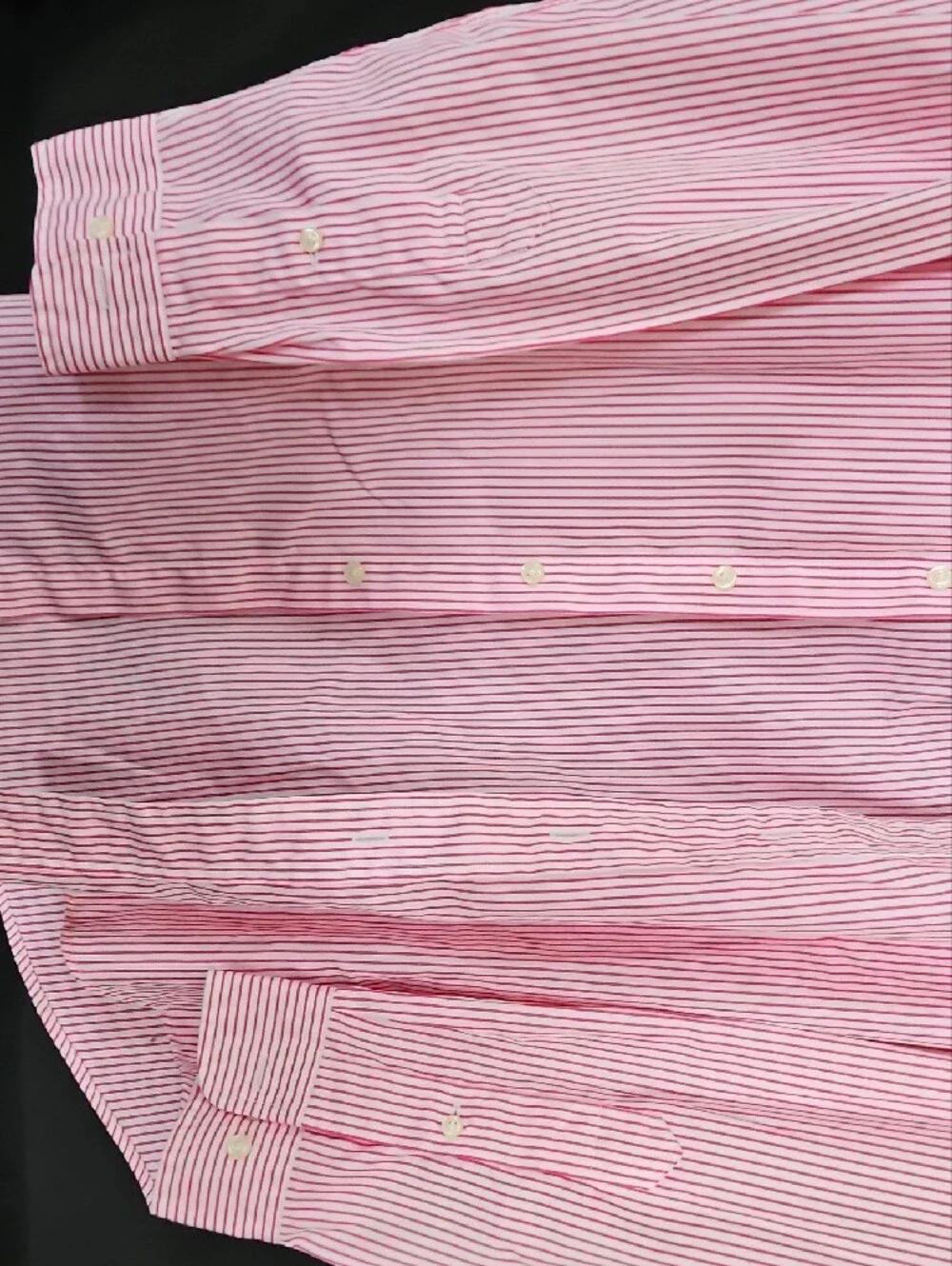 Polo by Ralph Lauren Pink & White Striped Button-Down Shirt